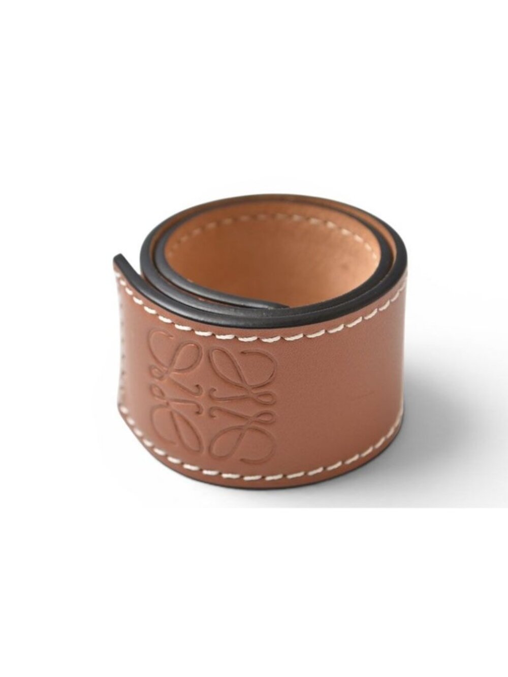 Loewe Bracelet Bangle Anagram 119.19.336 Slap Brown